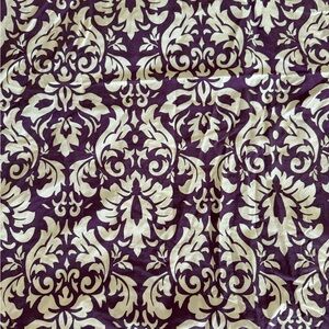 POTTERY BARN TWIN 100% COTTON DUVET COVER PURPLE AND WHITE